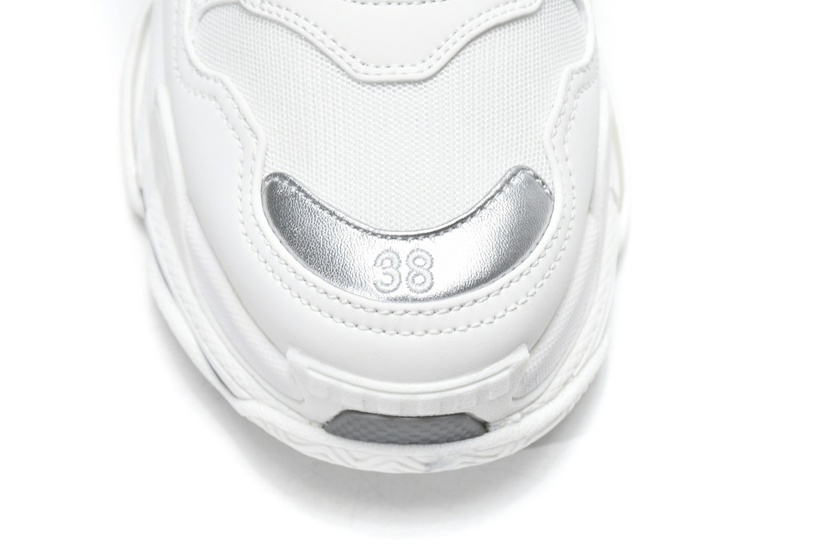 Balenciaga Triple S White Silver 524039 W2FS4 1200