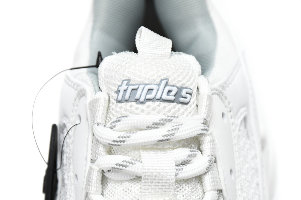 Balenciaga Triple S White Silver 524039 W2FS4 1200