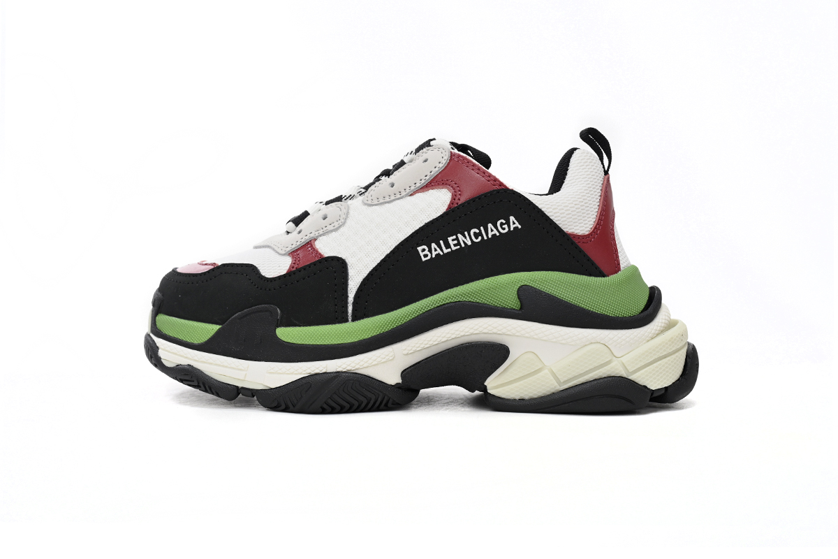 Ba*len*cia*ga triple white, red, and green 524039 w090h 7078