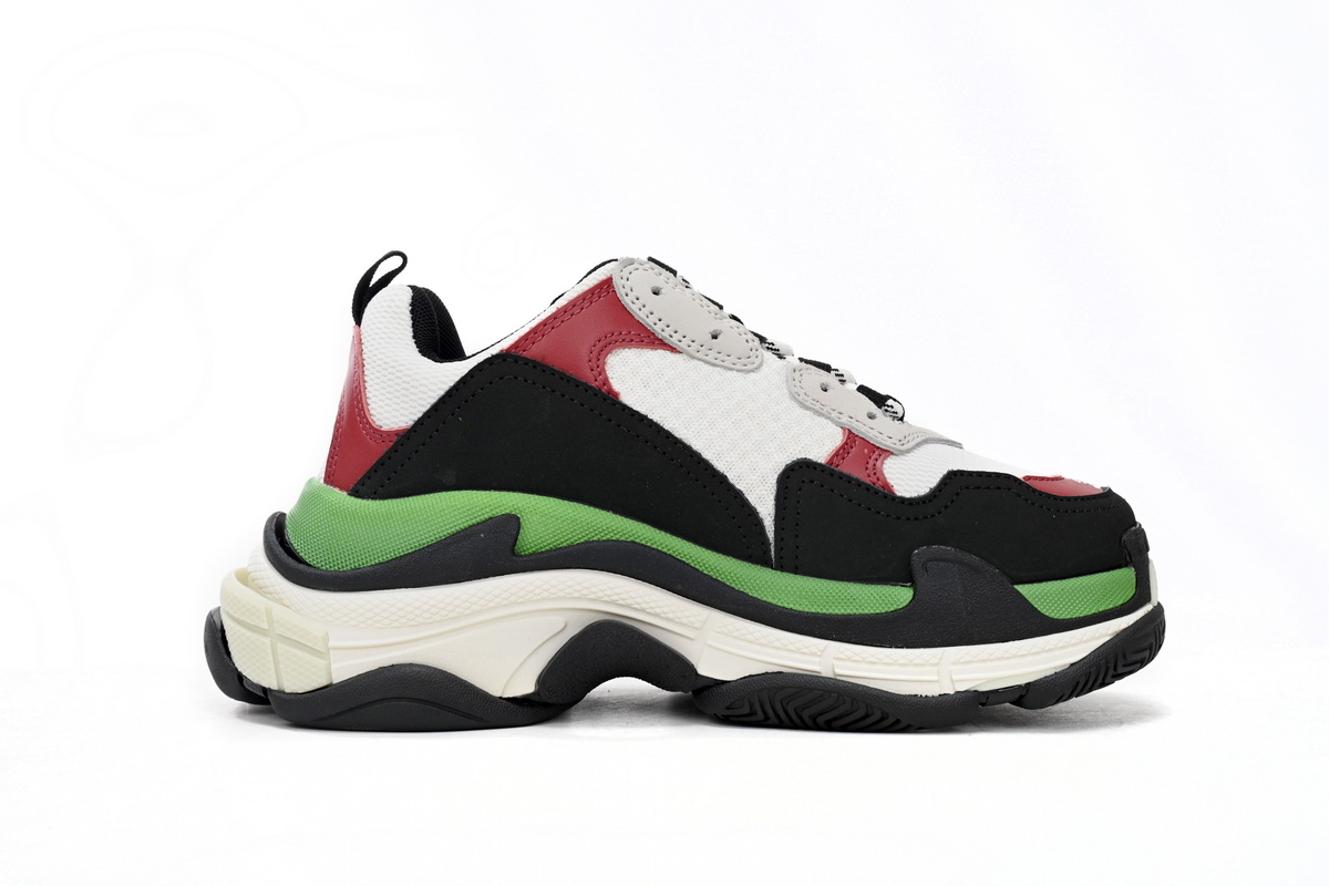 Ba*len*cia*ga triple white, red, and green 524039 w090h 7078