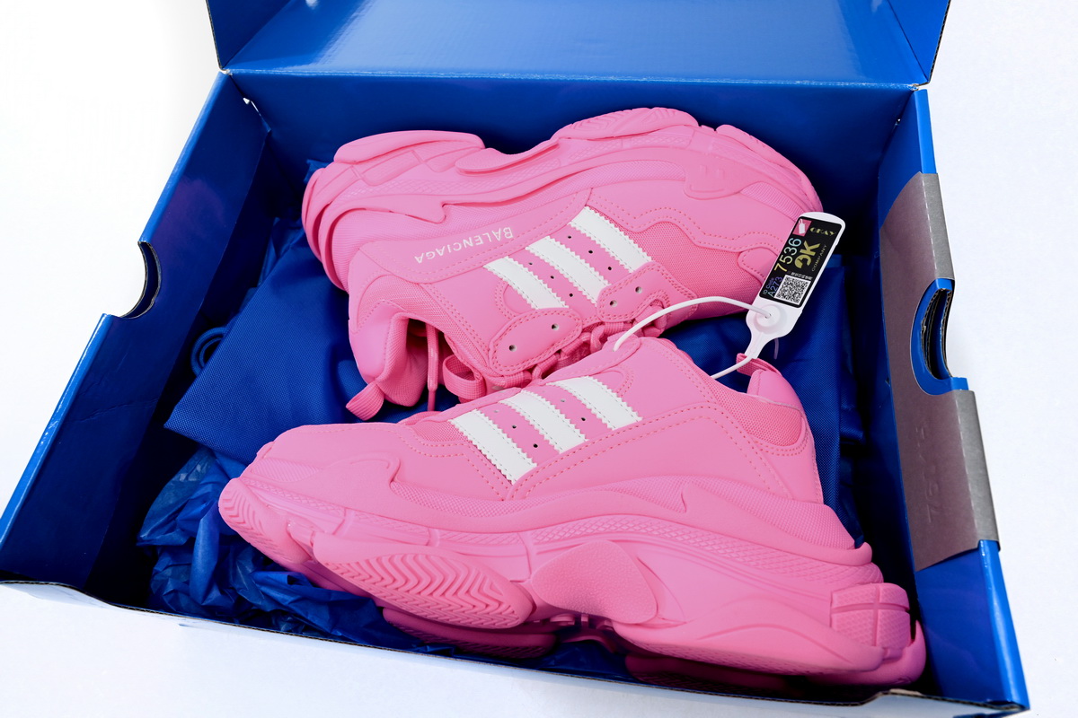 Balenciaga x adidas Triple S Neon Pink (Women's)