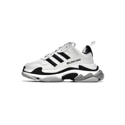 Balenciaga x adidas Triple S White Black 710021W2ZB19112 01