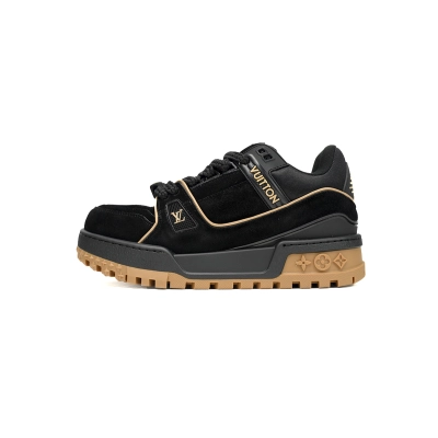Louis Vuitton Black White Button Brown 1AB8SZ 01