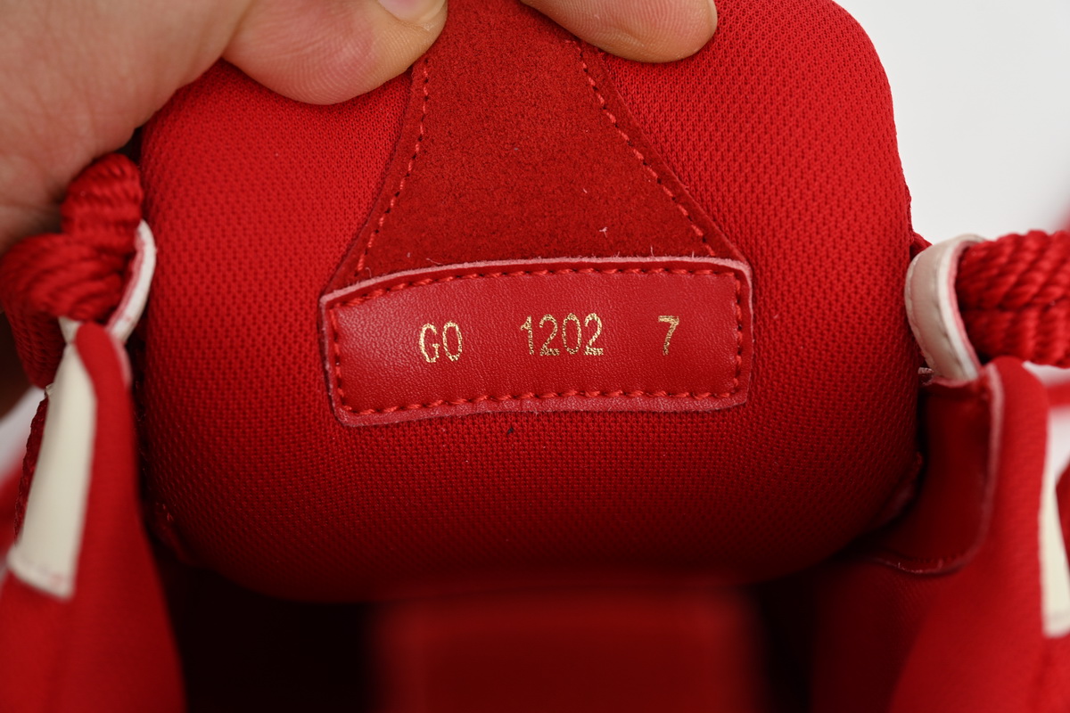 l**is V*t*n leather lace up fashionable board shoes red  51bcolrb