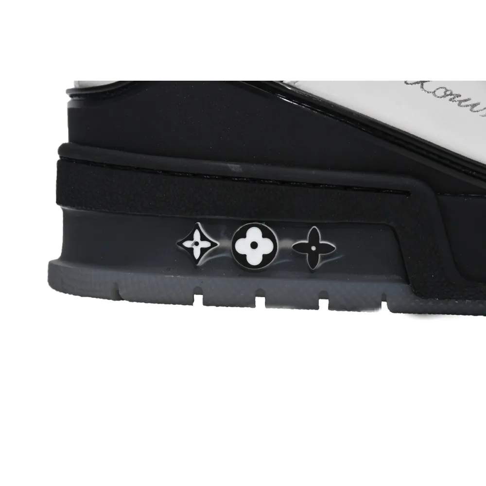 Louis Vuitton LV Trainer Black White 1A9ADA