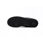 Louis Vuitton Nike Air Force 1 Low By Virgil Abloh Black Metallic Silver 1A9VCH 