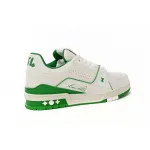 Louis Vuitton Trainer #54 Signature White Green 1ABNIS