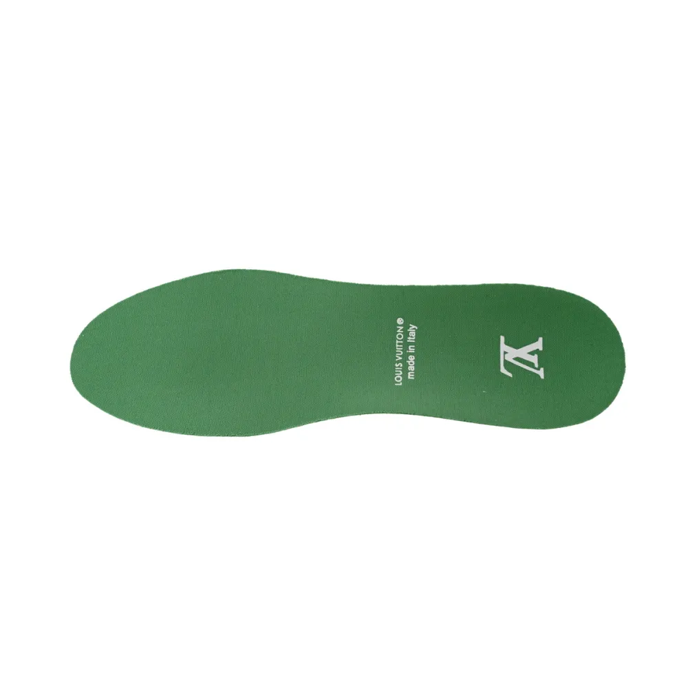 Louis Vuitton Trainer #54 Signature White Green 1ABNIS