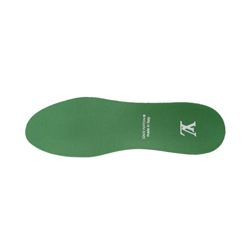 Louis Vuitton Trainer #54 Signature White Green 1ABNIS