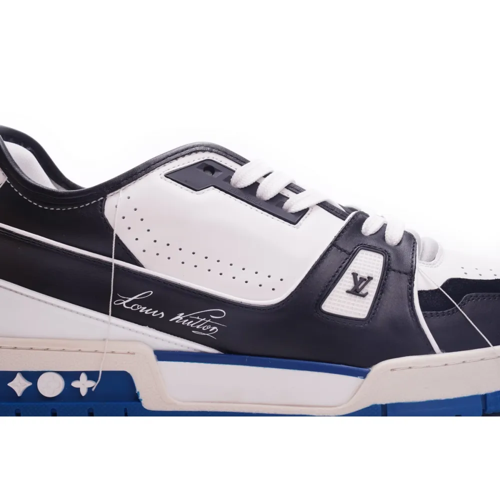 Louis Vuitton Trainer Black Blue  GO1220
