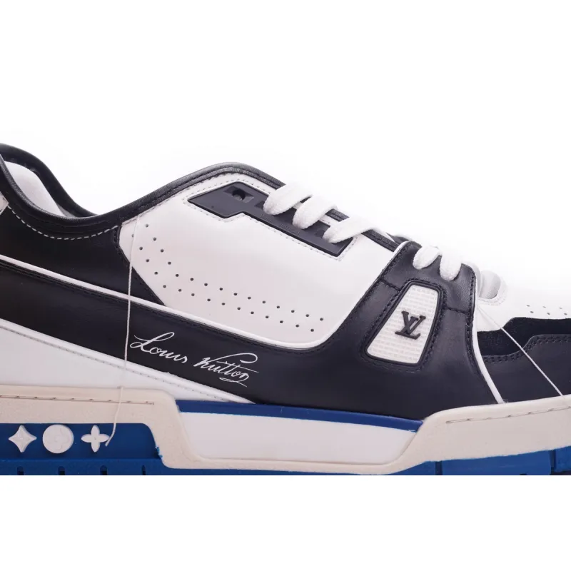 Louis Vuitton Trainer Black Blue  GO1220