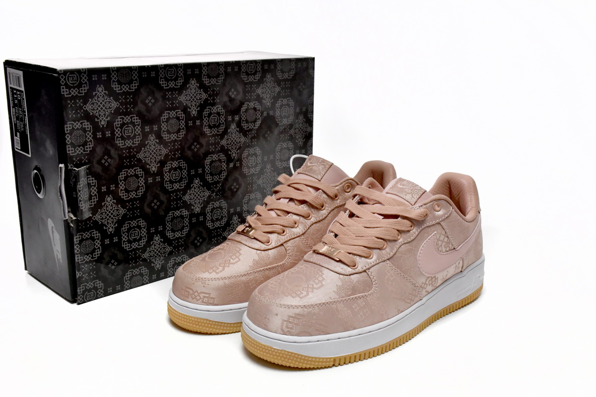 Nike Air Force 1 Low CLOT Rose Gold Silk (Regular Box) CJ5290-600