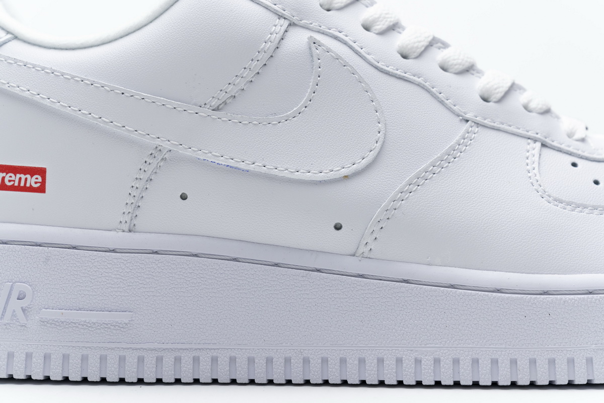 Supreme x Nike Air Force 1 Low White For Sale CU9225-100