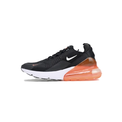 Nike Air Max 270 Black White Total Orange AH8050-014 01