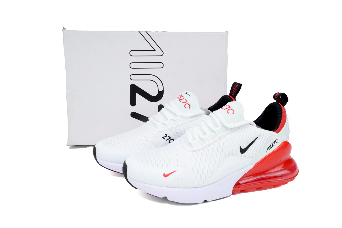 Nike Air Max 270 White Black University Red BV2523-100