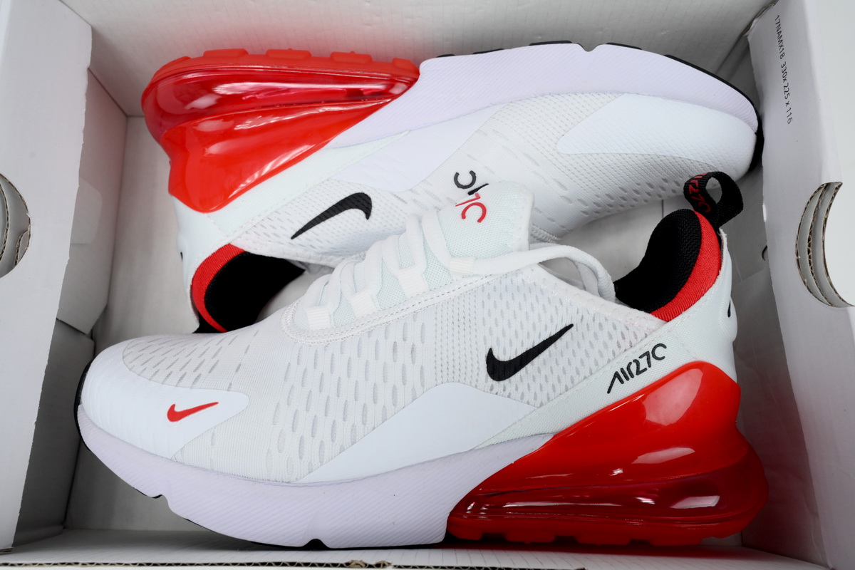 Nike Air Max 270 White Black University Red BV2523-100