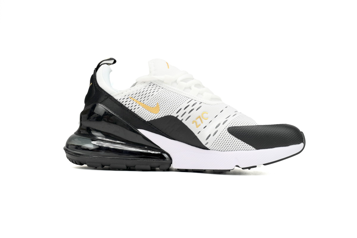 Nike Air Max 270 White Metallic Gold Black AV7892-100