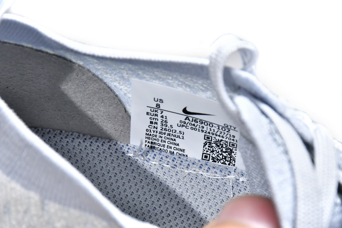 Nike Air Vapor Max Flyknit 3 White Pure Platinum AJ6900-102