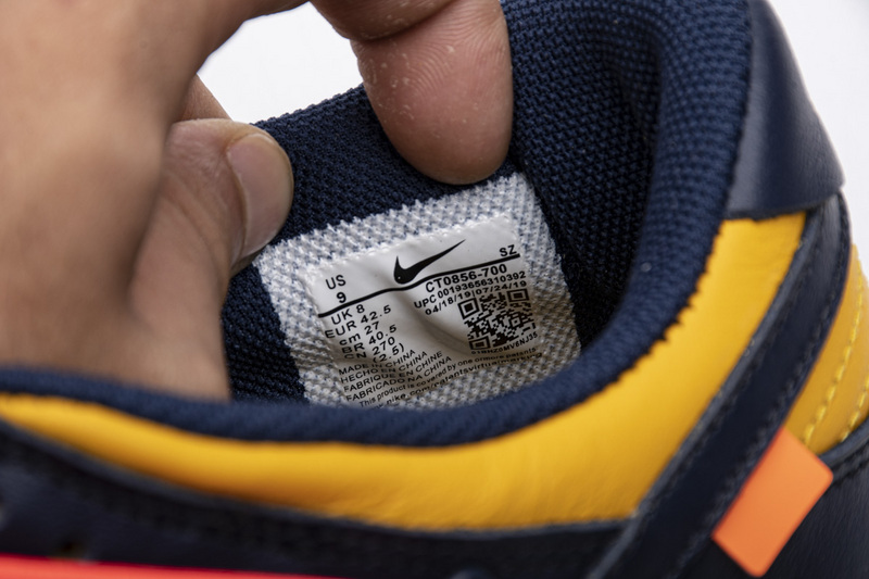 Nike Dunk Low Off-White University Gold CT0856-700