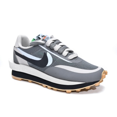 Nike LD Waffle sacai CLOT Kiss of Death 2 Cool Grey DH3114-001 02
