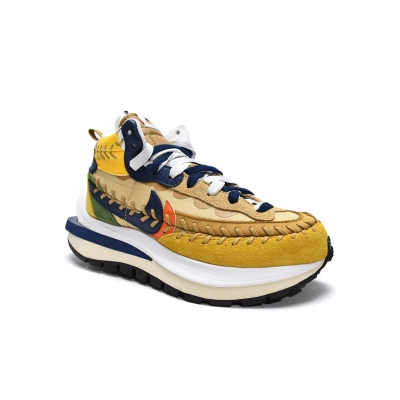 Nike Vaporwaffle sacai Jean Paul Gaultier Sesame Blue DH9186-200  02