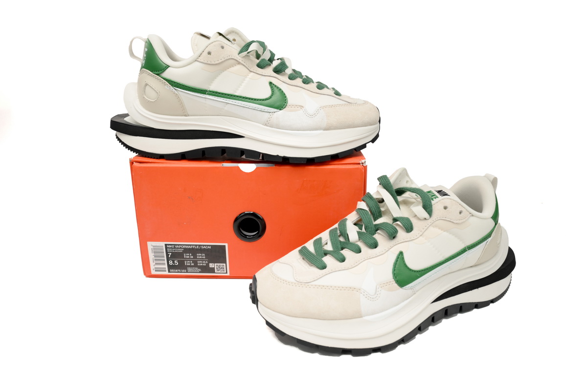 Sacai x Nike Vapor Waffle Sesame and Beige Green DD1875-102