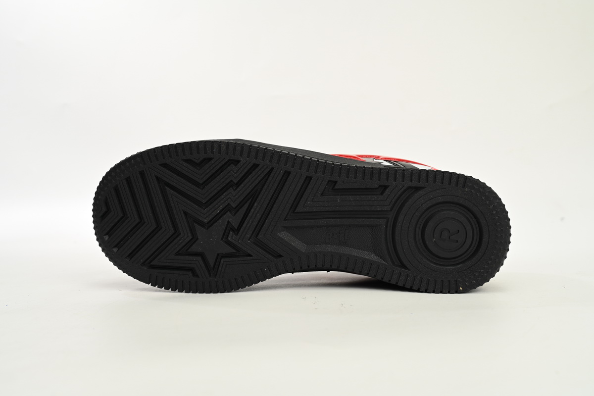 A Bathing Ape Bape Sta Low Black Black Snake Skin 1180 191 009