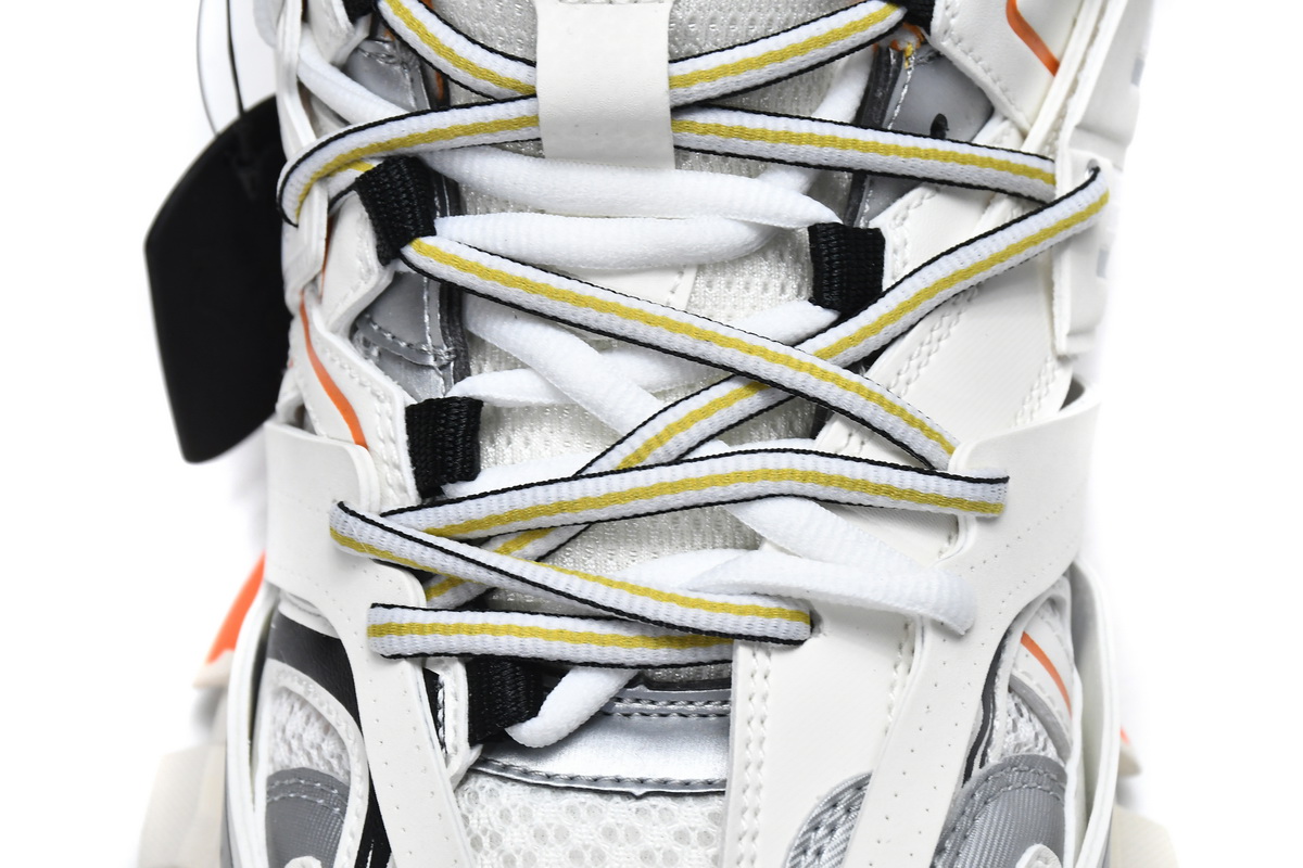  Balenciaga Tess S. White Orange Black 542436 W1GB1 9059