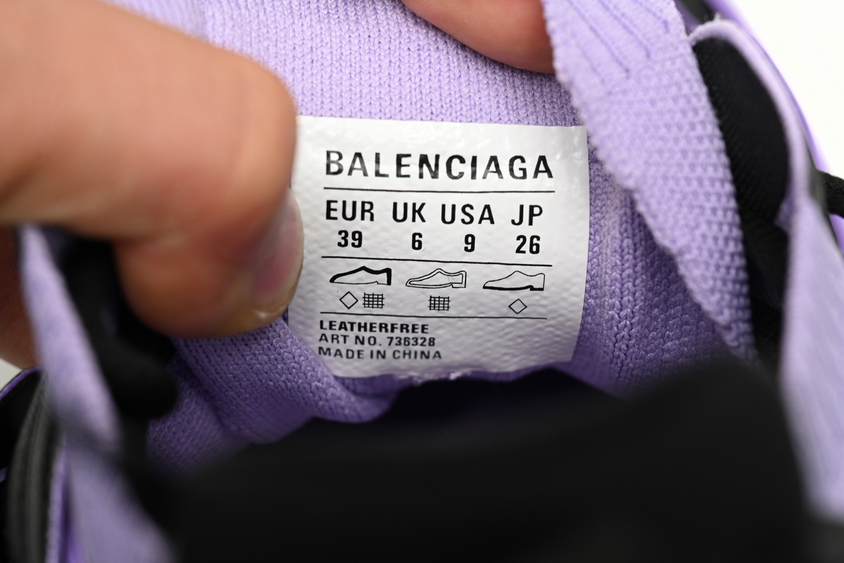  Balenciaga Tess S.Black Rice Black Purple  736328 W3SKC 1058 