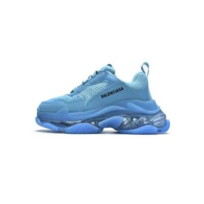  Balenciaga Triple S Cyanine  544351 W09O1 9008 01