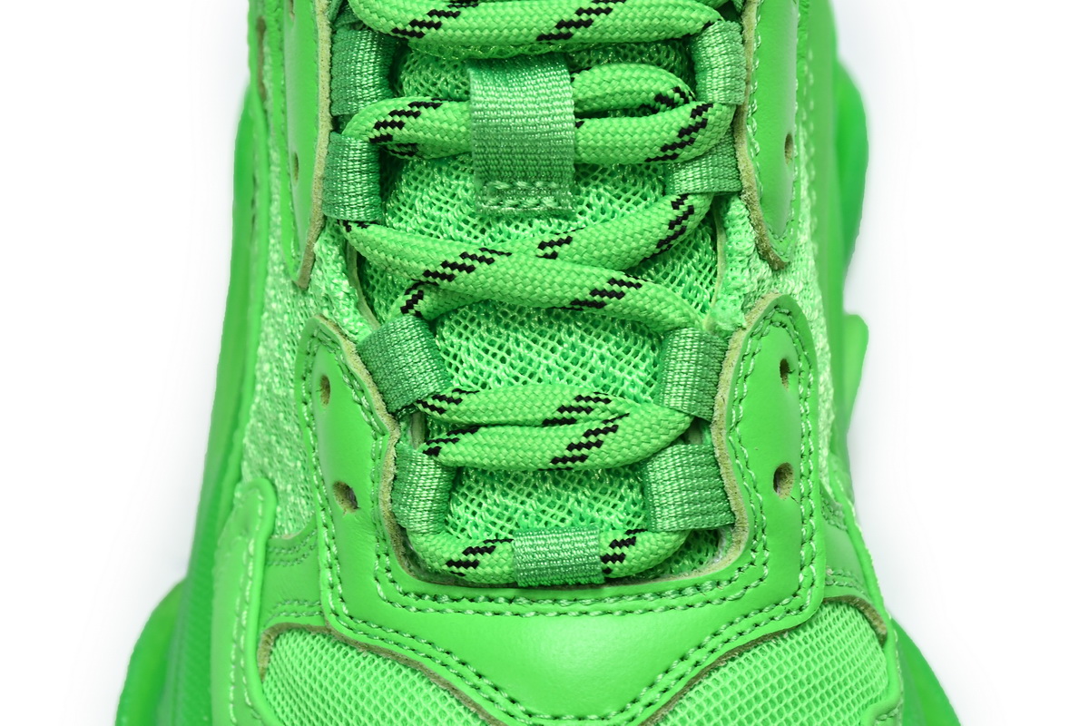  Balenciaga Triple S Fluorescent Green 541624 W09OL 3801