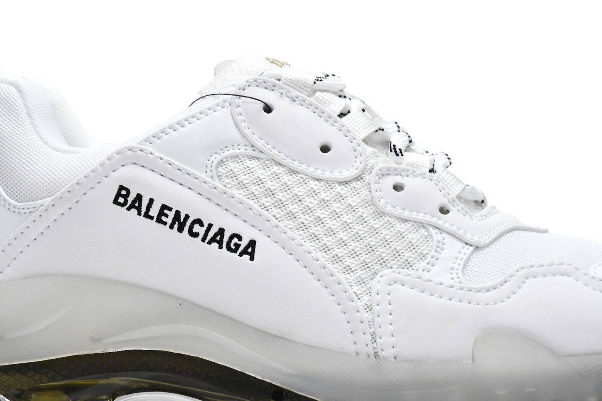  Balenciaga Triple S White Carbon Ash  544351 W0901 9001