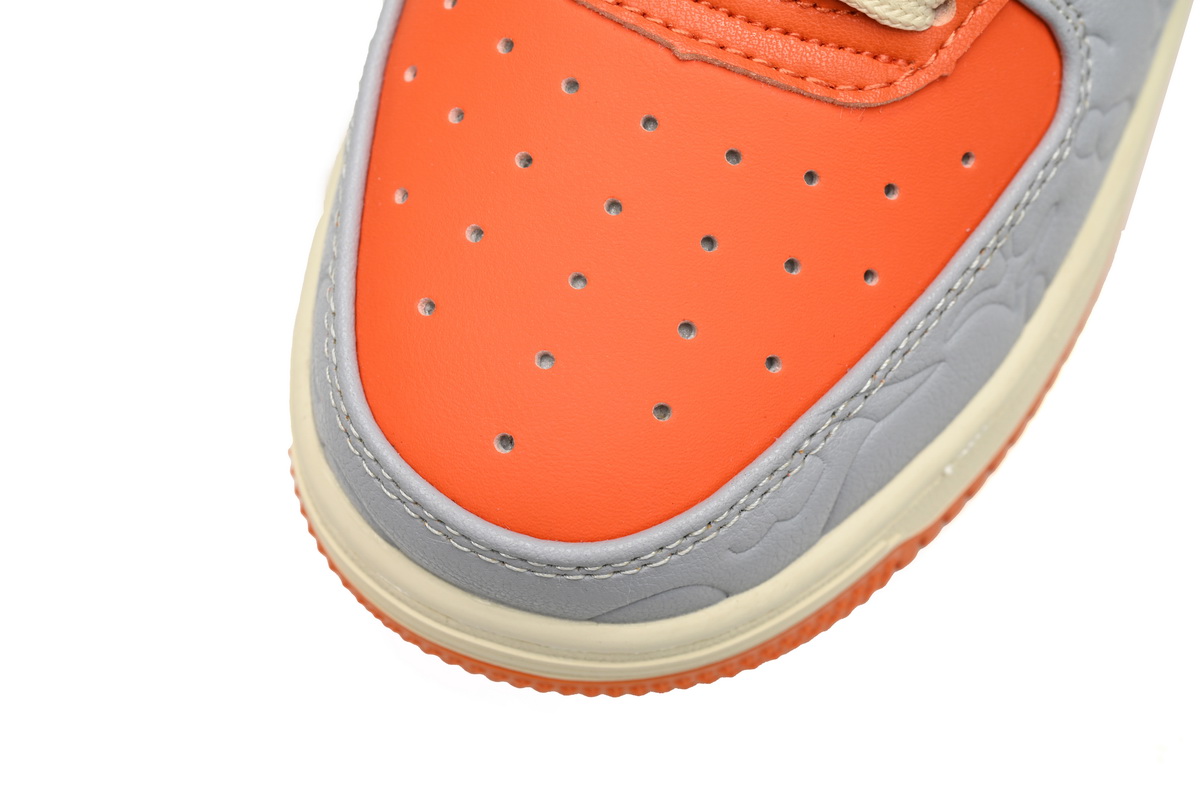 A Bathing Ape Bape Sta Low Grey Orange 1H70-291-002