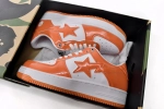 A Bathing Ape Bape Sta Patent Leather Orange White 1H70-191-00113