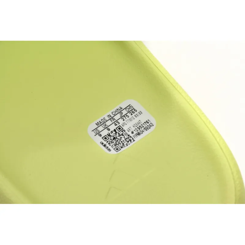 Adidas Yeezy Slide Glow Green (2022/2023 Restock)  HQ6447