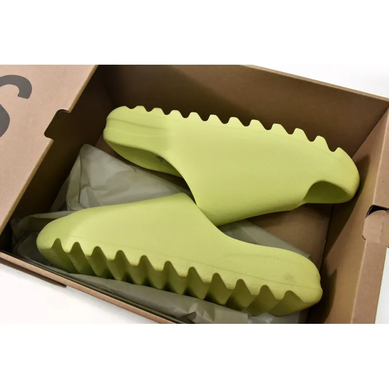 Adidas Yeezy Slide Glow Green (2022/2023 Restock)  HQ6447