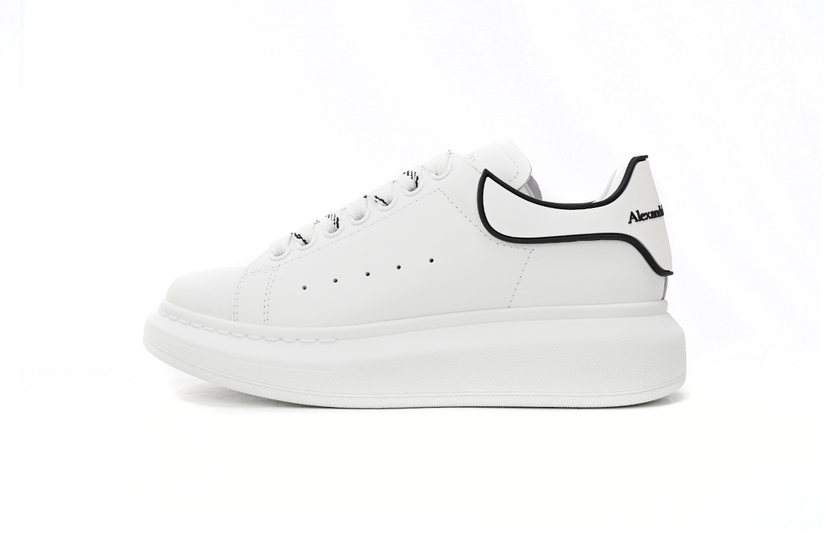Alexander McQueen Oversized White Black Trim 625156WHXMT9074