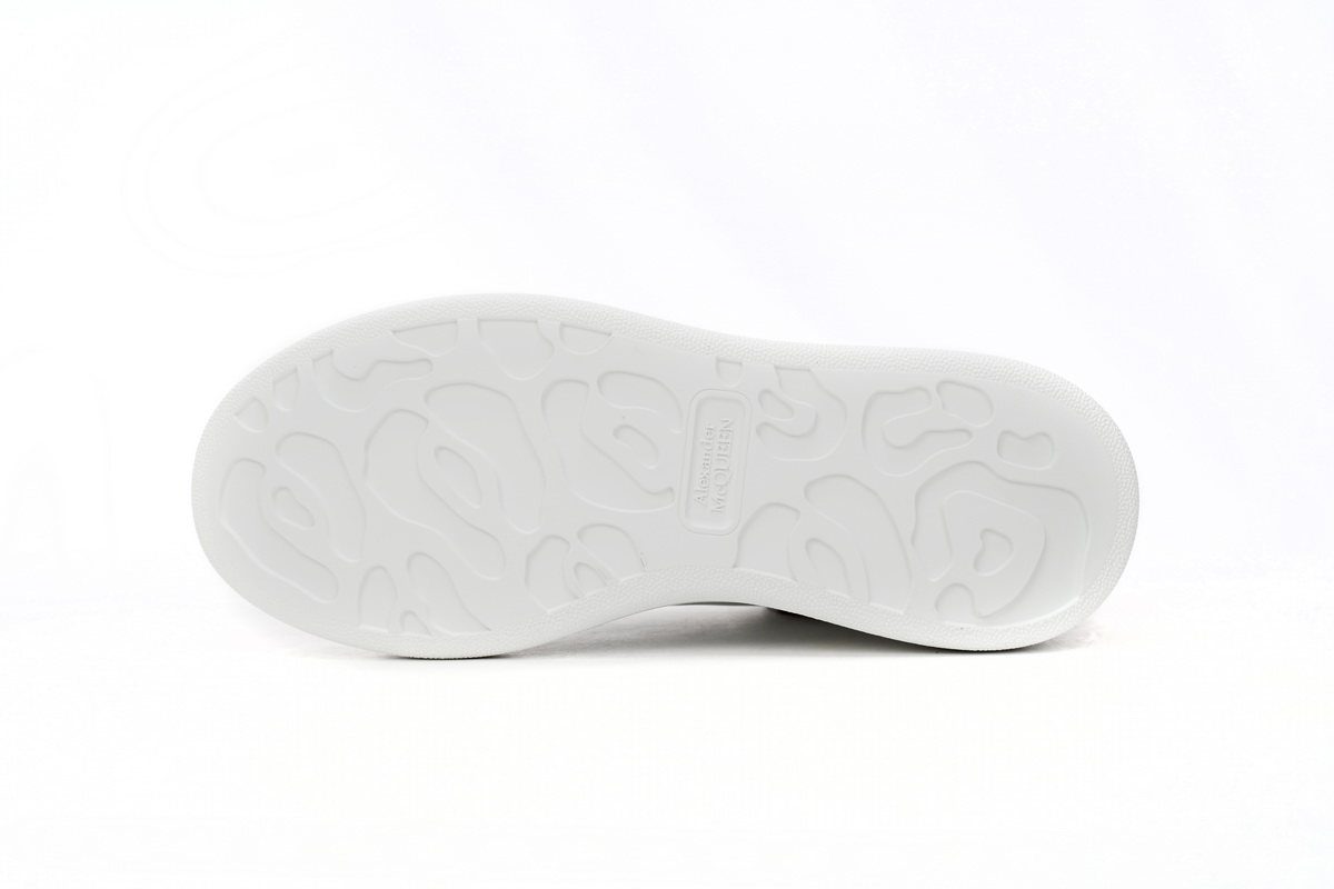 Alexander McQueen Oversized White Pink Croc (Women