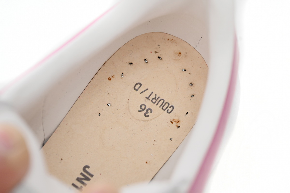Alexander McQueen Oversized White Pink Croc (Women