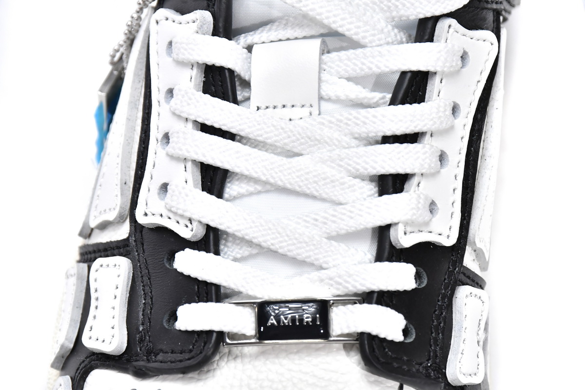 AMIRI MA-1 Skel Top Low White Black White MFS002-004