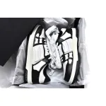 AMIRI Skel Top Low White Black White MFS002-004