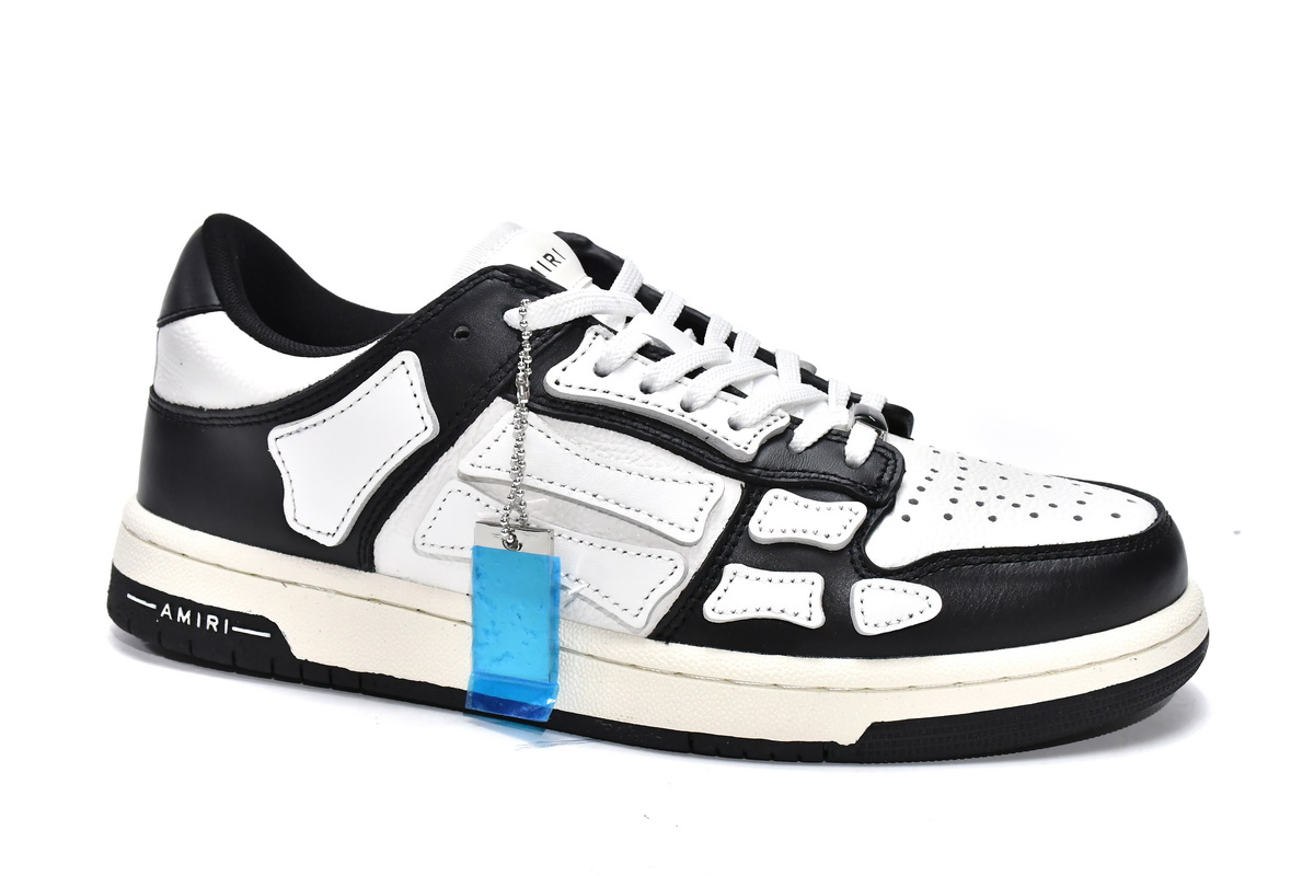 AMIRI MA-1 Skel Top Low White Black White MFS002-004