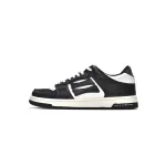 AMIRI Skel Top Low White Black White MFS003-004 