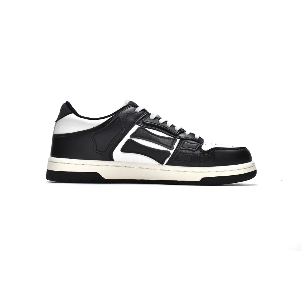 AMIRI Skel Top Low White Black White MFS003-004 