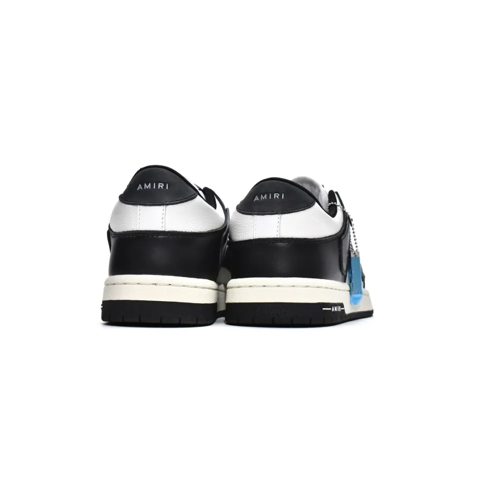 AMIRI Skel Top Low White Black White MFS003-004 