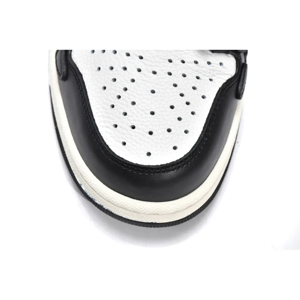 AMIRI Skel Top Low White Black White MFS003-004 