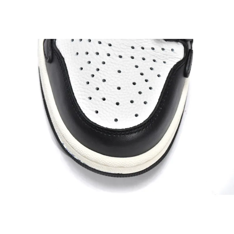 AMIRI Skel Top Low White Black White MFS003-004 