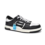 AMIRI Skel Top Low White Black White MFS003-004 