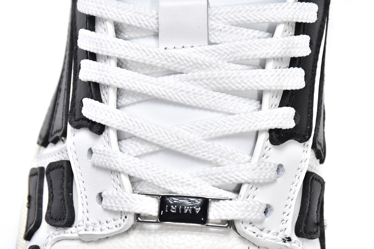 AMIRI MA-1 Skel Top Low White Black White MFS003-111