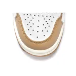 AMIRI Skel Top Low White Brown MFS003-281
